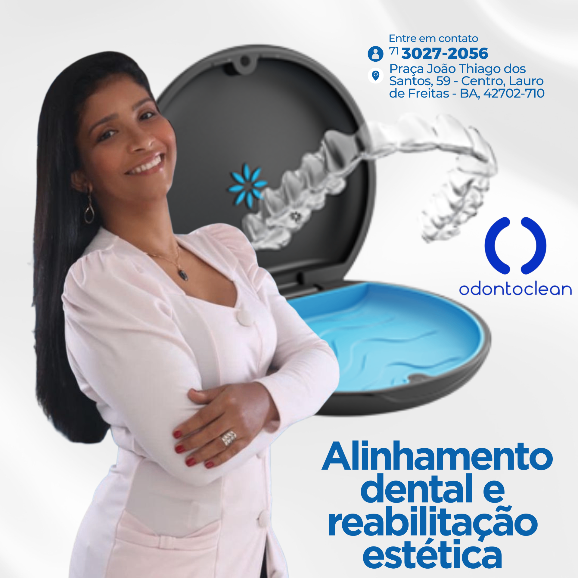 Alinhamento dental e reabilitação estética
